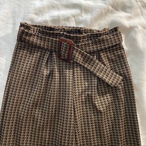 Houndstooth trousers